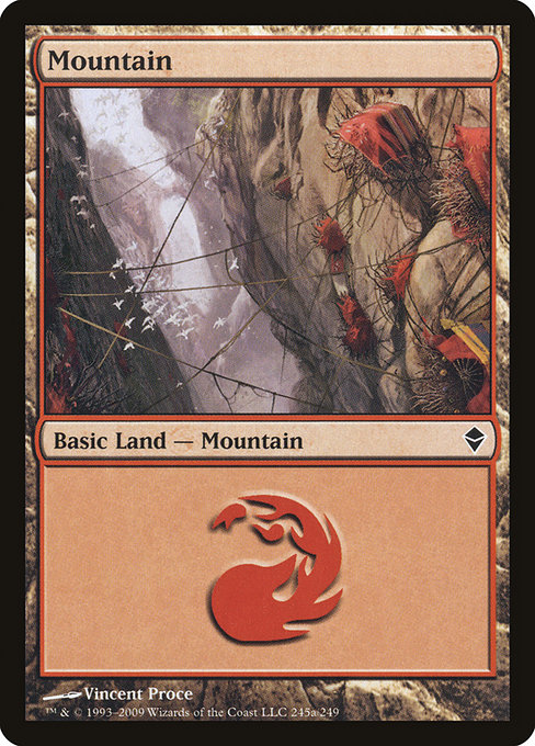 Mountain from Zendikar