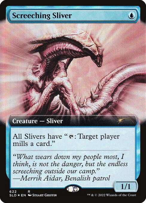 Screeching Sliver highlighted card art