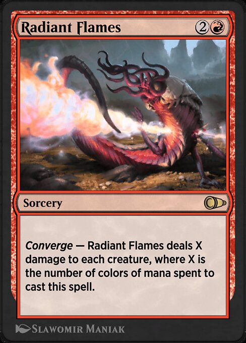 Radiant Flames highlighted card art
