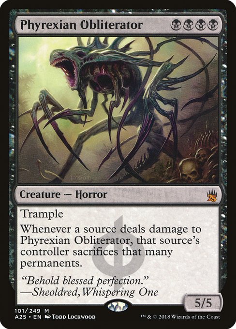Phyrexian Obliterator from Masters 25