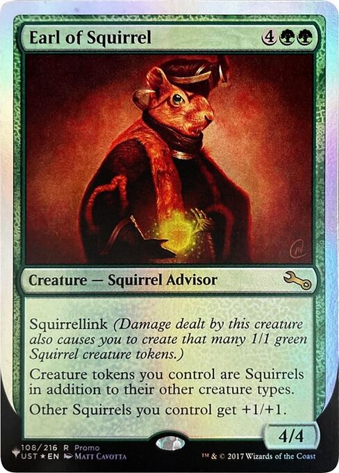 Earl of Squirrel highlighted card art