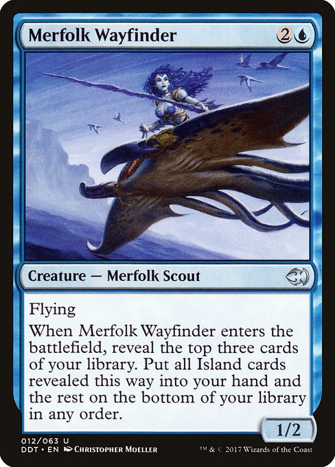Merfolk Wayfinder highlighted card art