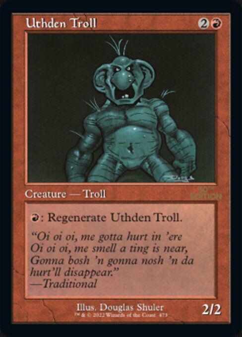 Uthden Troll from 30th Anniversary Edition