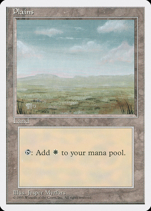 Plains from Fourth Edition