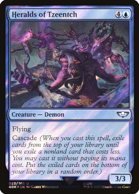 Heralds of Tzeentch from Warhammer 40,000 Commander