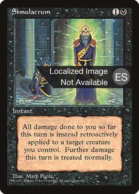 Simulacrum from Fourth Edition Foreign Black Border