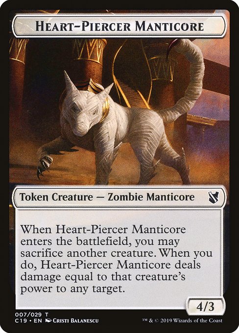 Heart-Piercer Manticore highlighted card art