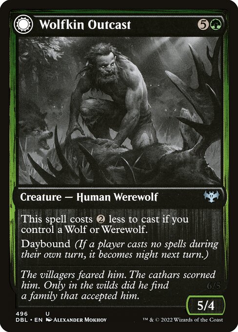 Wolfkin Outcast // Wedding Crasher from Innistrad: Double Feature