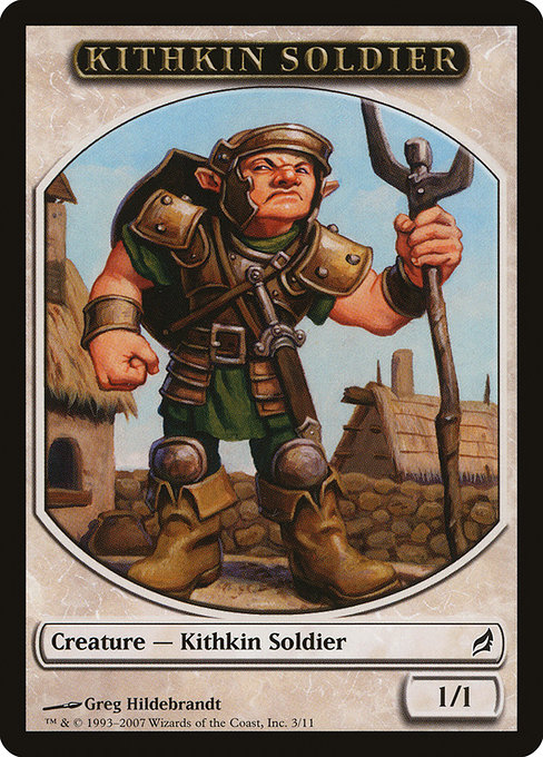 Kithkin Soldier from Lorwyn Tokens