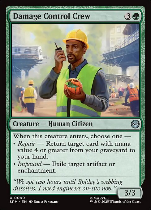 Damage Control Crew highlighted card art
