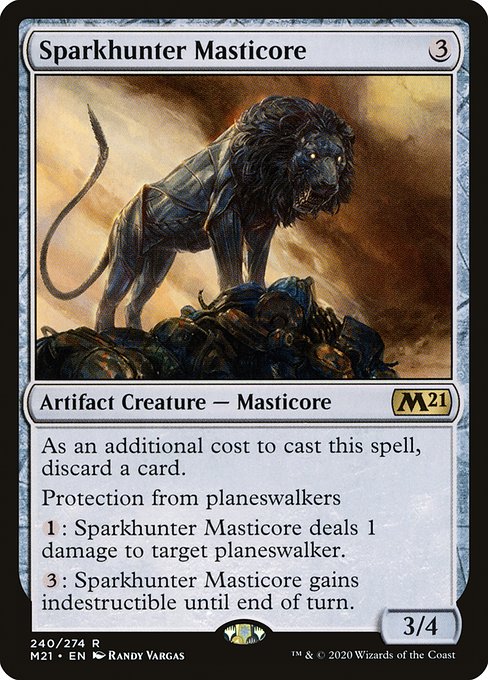 Sparkhunter Masticore from Core Set 2021