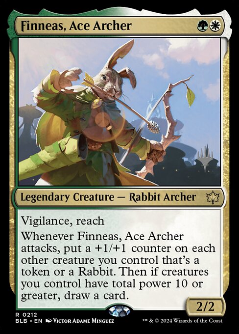 Finneas, Ace Archer from Bloomburrow Promos