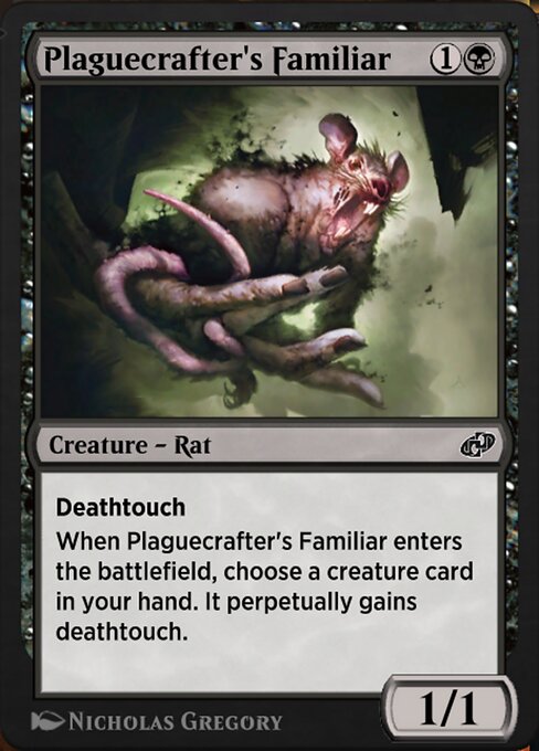 Plaguecrafter's Familiar highlighted card art