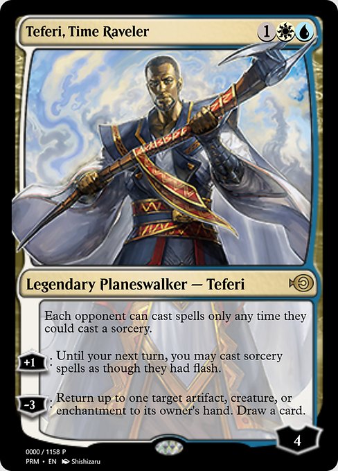 Teferi, Time Raveler from Magic Online Promos