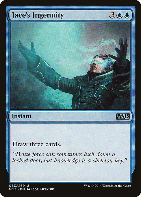 Jace's Ingenuity highlighted card art