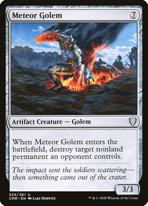 Meteor Golem from Commander Legends