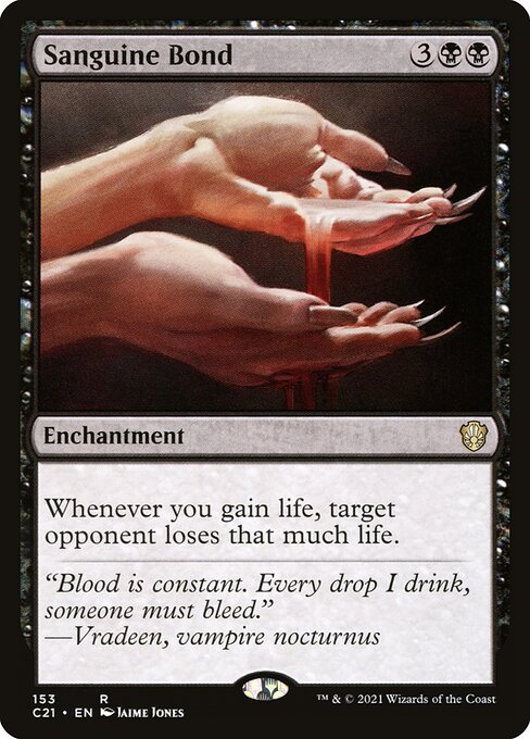 Sanguine Bond from Commander 2021