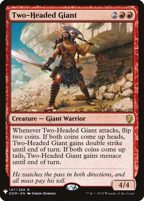 Two-Headed Giant highlighted card art