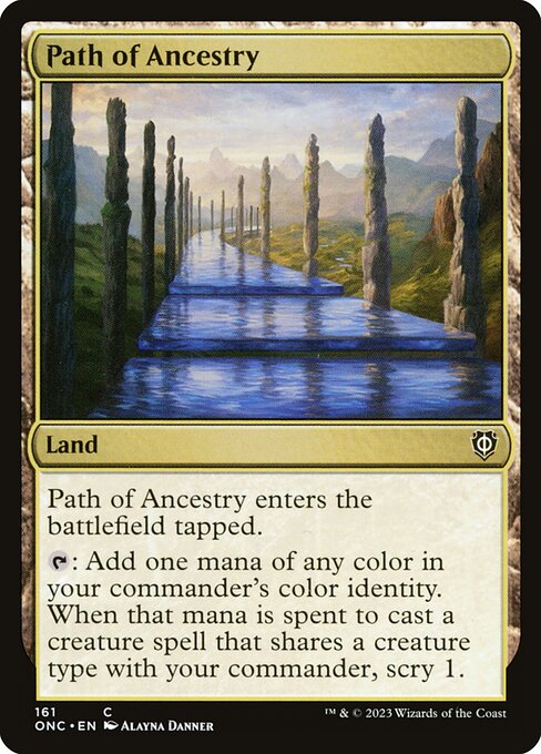 Path of Ancestry from Phyrexia: All Will Be One Commander