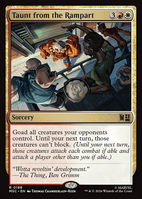 Taunt from the Rampart from Marvel Super Heroes Commander