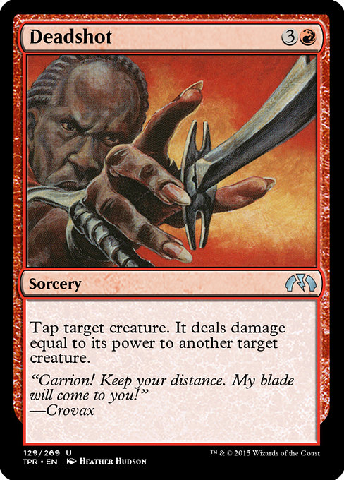 Deadshot highlighted card art