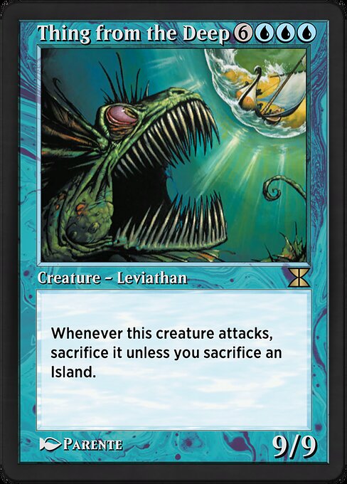Thing from the Deep highlighted card art