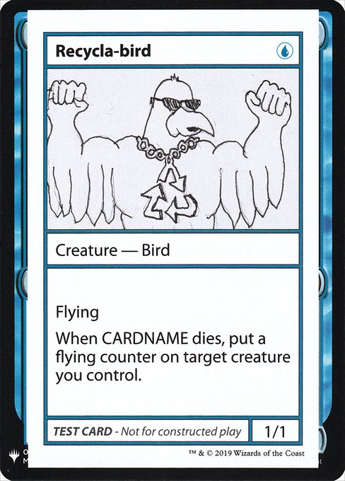 Recycla-bird from Mystery Booster Playtest Cards 2019
