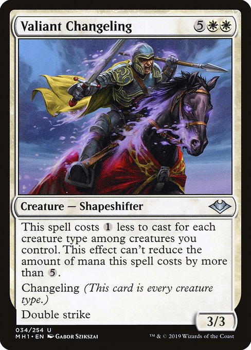 Valiant Changeling from Modern Horizons