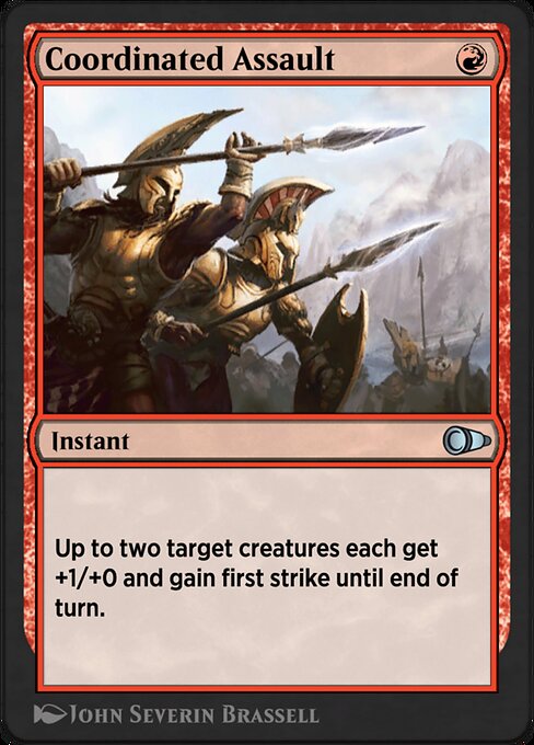 Coordinated Assault highlighted card art