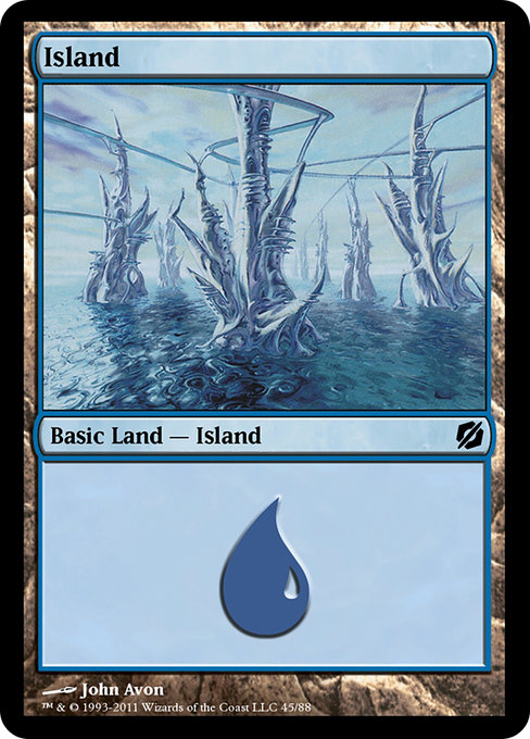 Island from Duel Decks: Mirrodin Pure vs. New Phyrexia