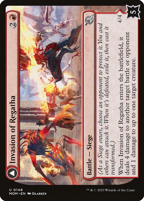 Invasion of Regatha // Disciples of the Inferno from March of the Machine
