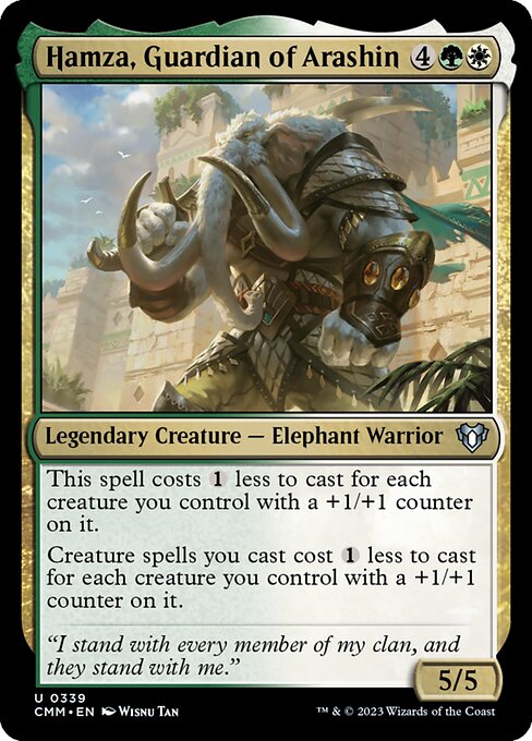 Hamza, Guardian of Arashin highlighted card art