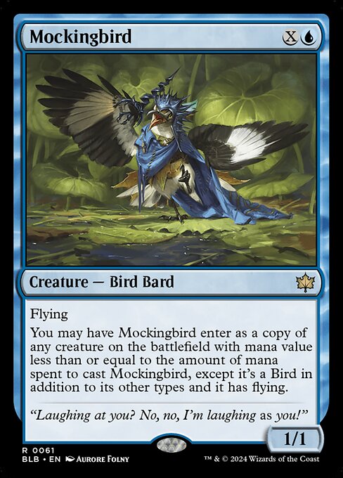 Mockingbird from Bloomburrow