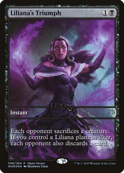 Liliana's Triumph from War of the Spark Promos