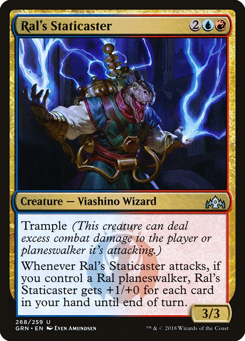 Ral's Staticaster highlighted card art