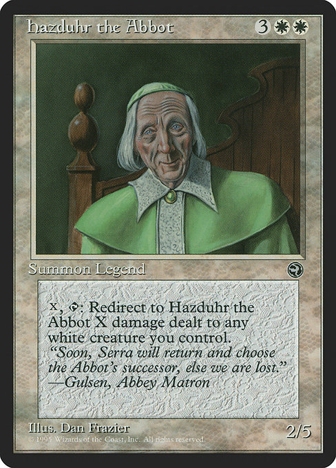 Hazduhr the Abbot highlighted card art