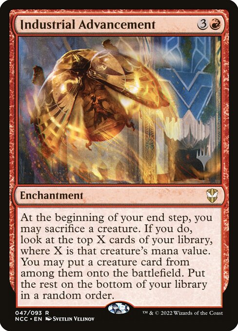 Industrial Advancement from New Capenna Commander Promos