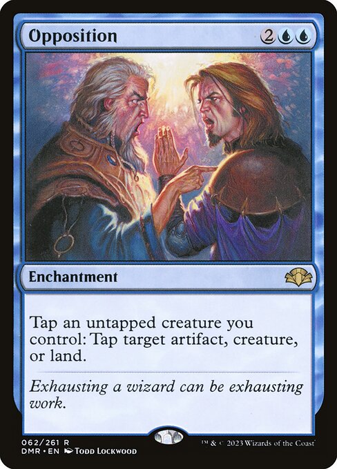 Opposition highlighted card art