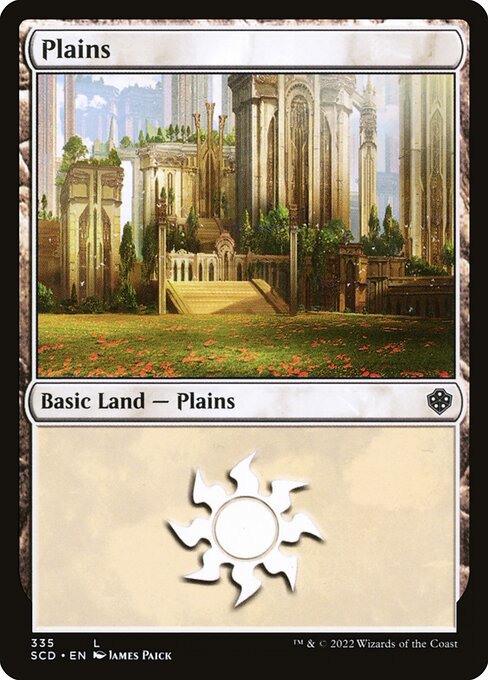 Plains from Starter Commander Decks