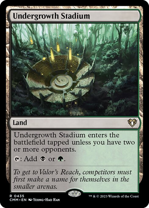 Undergrowth Stadium from Commander Masters
