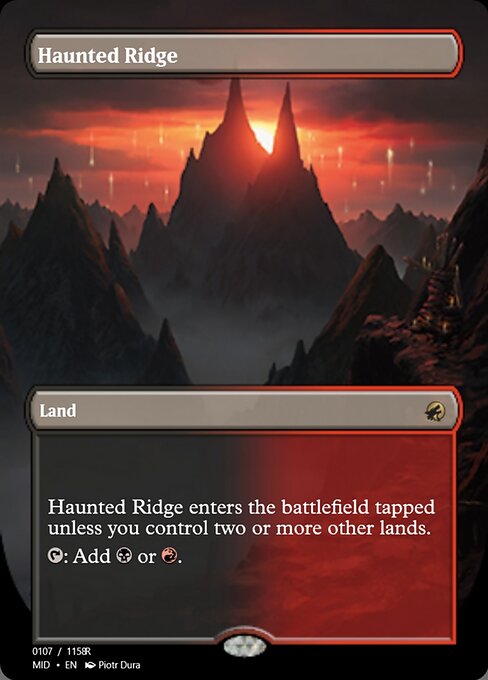Haunted Ridge from Magic Online Promos