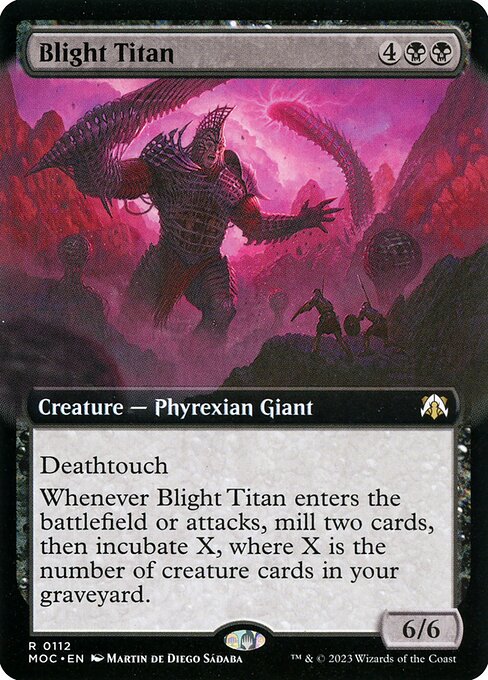 Blight Titan highlighted card art