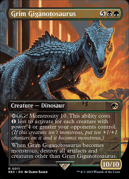 Grim Giganotosaurus from Jurassic World Collection