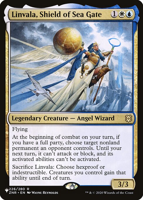 Linvala, Shield of Sea Gate highlighted card art