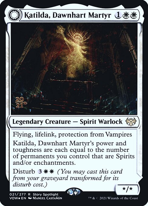 Katilda, Dawnhart Martyr // Katilda's Rising Dawn from Innistrad: Crimson Vow Promos