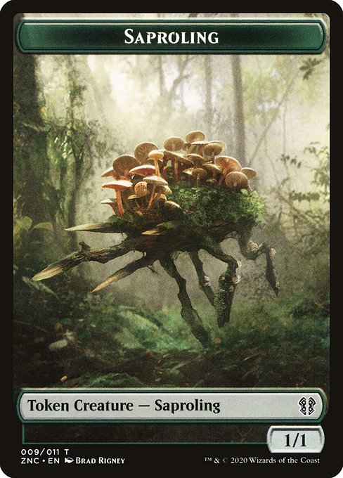 Saproling from Zendikar Rising Commander Tokens