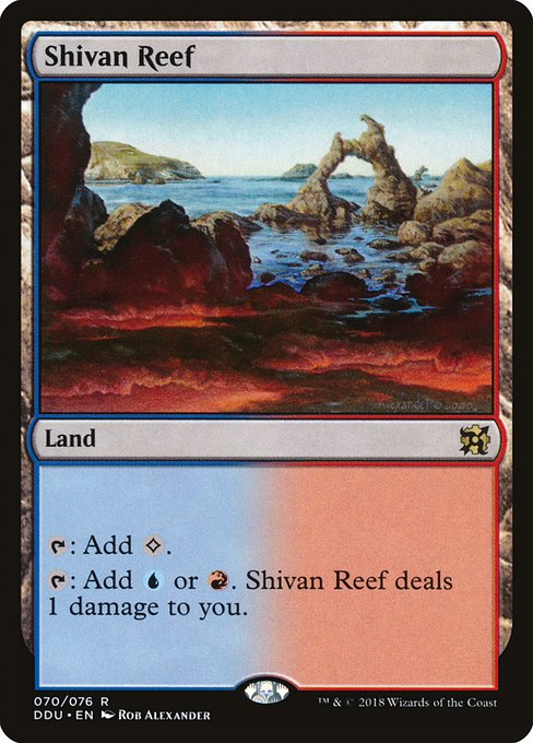 Shivan Reef from Duel Decks: Elves vs. Inventors
