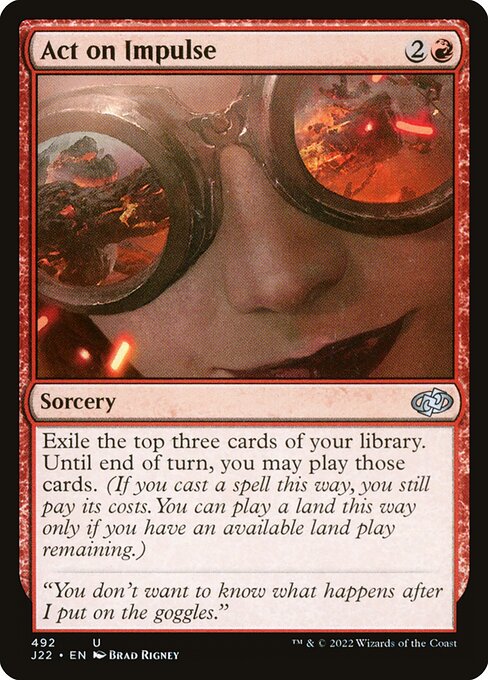 Act on Impulse highlighted card art