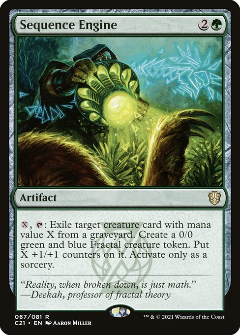 Sequence Engine from Commander 2021