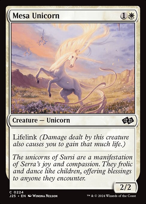 Mesa Unicorn highlighted card art